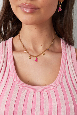 Charm necklace spring shades - gold h5 Picture3